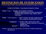 definicion de intercesion