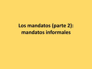 Mandatos 2 (informales)