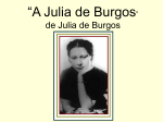 “A Julia de Burgos” de Julia de Burgos