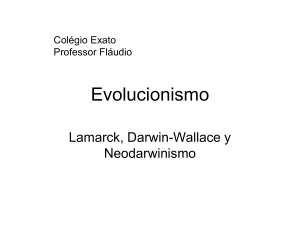 Evolucionismo - professor flaudio
