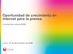 Diapositiva 1 - Asociación de Editores de Diarios Españoles