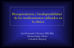 La Equivalencia Biologica de los Medicamentos