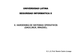 hardering de sistemas operativos (gnu/linux - Docencia FCA-UNAM