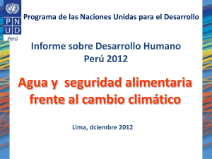 Slide 1 - Observatorio de Cambio Climático