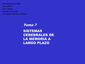 Sistemas cerebrales de la memoria a largo plazo