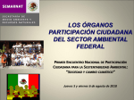 LOS ÓRGANOS PARTICIPACIÓN CIUDADANA DEL SECTOR