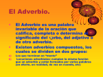 El Adverbio.
