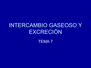 INTERCAMBIO GASEOSO Y EXCRECIÓN