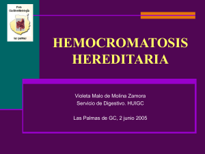 hemocromatosis hereditaria