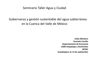 Seminario Taller Agua y Ciudad Gobernanza y gestión sustentable