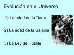 La edad del Universo y la Ley de Hubble