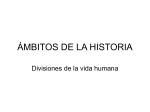 ÁMBITOS DE LA HISTORIA