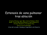 Estenosis de vena pulmonar tras ablación