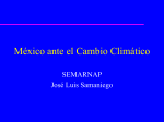 México ante el Cambio Climático