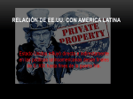 Influencia Estadounidense en Latinoamérica.