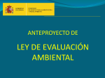 presentación anteproyecto de ley de evalución de impacto ambiental