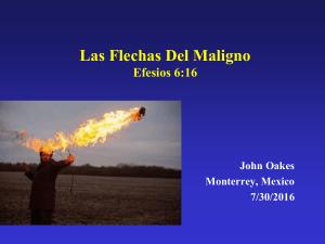 Las flechas del Maligno PPT