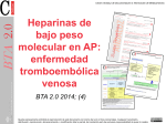 Heparinas de bajo peso molecular en AP