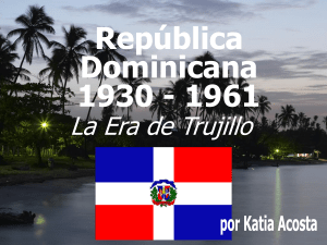 Republica Dominicana 1930 - 1961