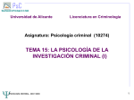 TEMA 15 Psicología criminal - RUA