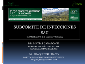 Presentación de PowerPoint - Sociedad Argentina de Urología