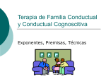 Terapia de Familia Conductual y Conductual