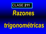 Clase 211: Las Razones Trigonométricas. Triángulo Rectángulo