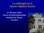 La radiología en el cáncer gástrico