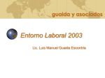 entorno laboral 2003 - guaida y asociados abogados