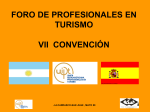 Diapositiva 1 - Foro de Profesionales en Turismo