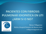 pacientes con fibrosis pulmonar idiopatica en uti