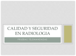 Calidad y seguridad en radiologia