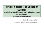Biología-Física-Química - Dirección Regional Guápiles