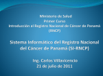 Sistema Informático del Registro Nacional del Cáncer de Panamá