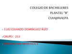 COLEGIO DE BACHILLERES PLANTEL *8* CUIAJIMALPA