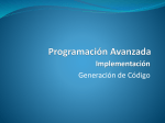 15 - Implementación - Generación de Código Archivo