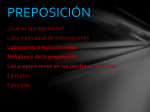 preposición - WordPress.com