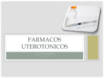 farmacos uterotonicos