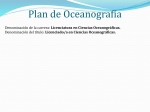 Plan de Oceanografía
