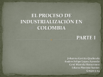 origenes de la industria en colombia