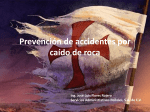 Prevención de accidentes por caído de roca