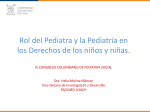 Rol del Pediatra y la Pediatría en los Derechos de los niños y niñas.
