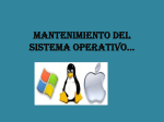 Mantenimiento del sistema operativo