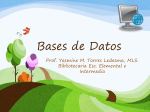 Bases de Datos - Centro De Recursos Marista