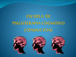 ESCUELA DE PSICTERAPIA COGNITIVO CONDUCTUAL