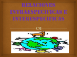 Relaciones intraespecificas e interespecificas