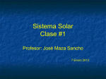 Sistema Solar Clase #1