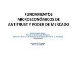 fundamentos microeconómicos de antitrust y poder de mercado