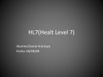 HL7(Healt Level 7)