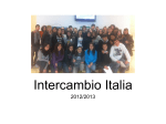 Intercambio Italia - Intercambio con Italia, curso 2012-2013